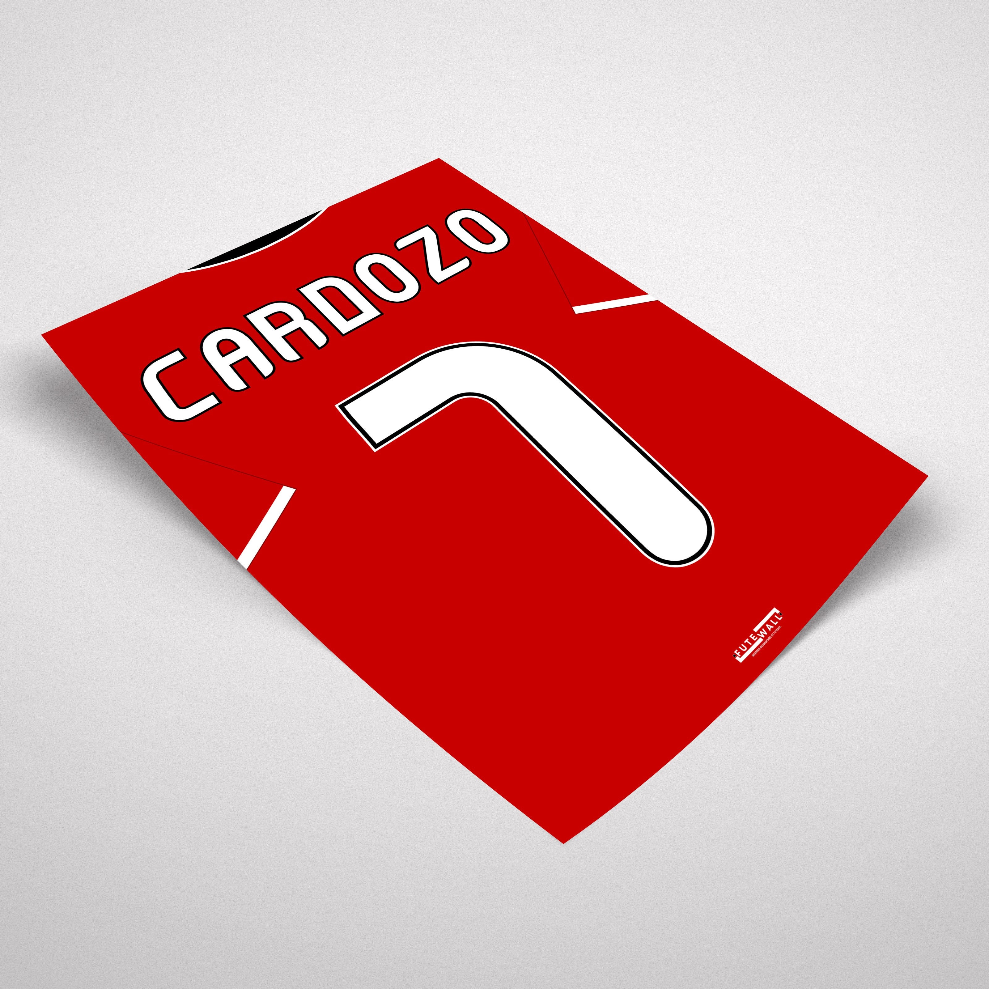 Oscar Cardozo SL Benfica Poster Jersey