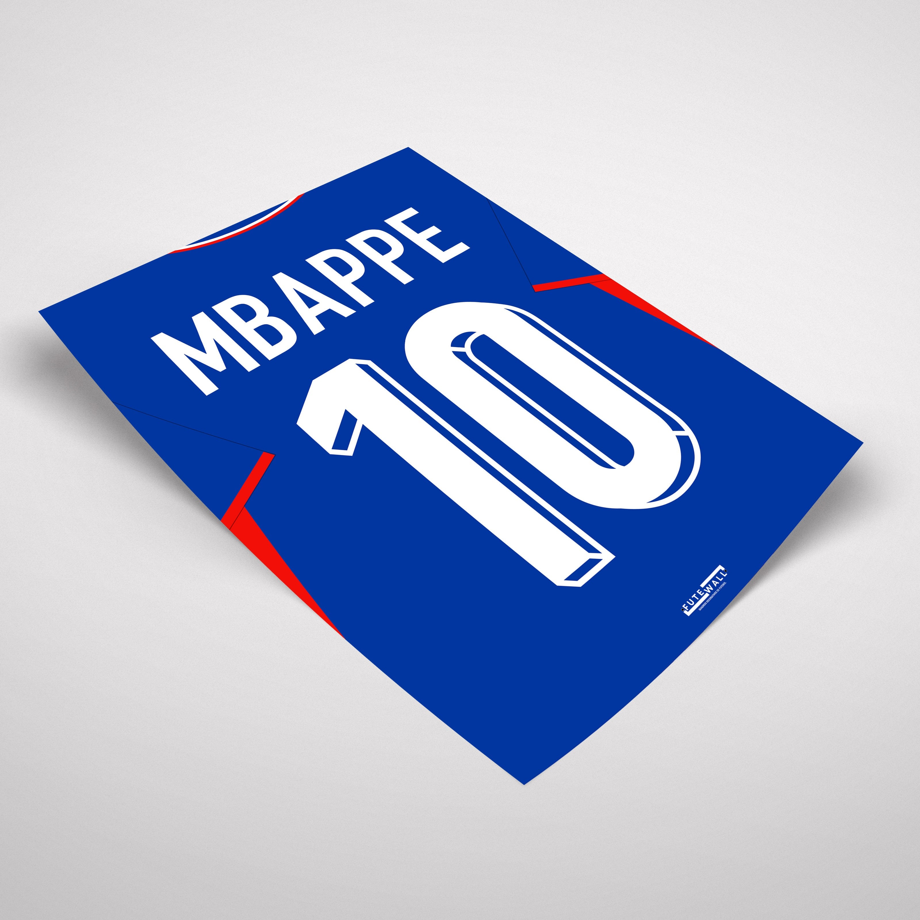 Kylian Mbappé France Poster Jersey